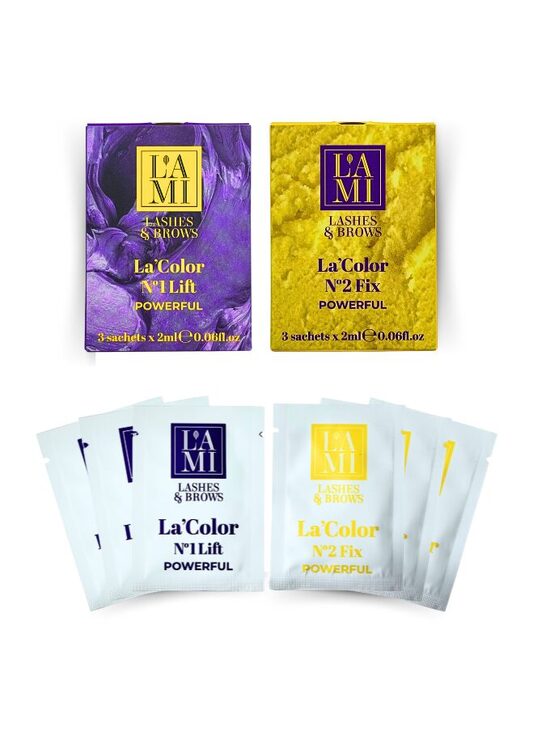 “Lami Lashes & Brows La’Color Lift & Fix Powerful” paciņas 2ml